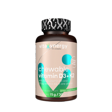 Vitamină D3 + K2 masticabilă