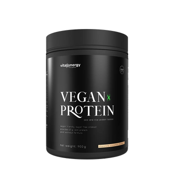 Pudră proteică vegană - Aromă de ciocolată și scorțișoară