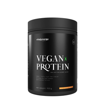 Pudră proteică vegană- - Aromă de caramel sărat
